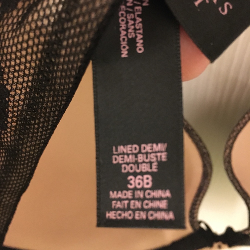 NWT…Body By Victoria Lined Demi Bra - Picture 5 of 5